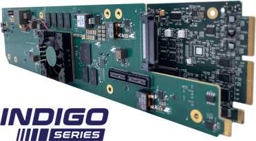 SMPTE ST-2110対応ハードウェアオプション Indigo 2110-DC-01